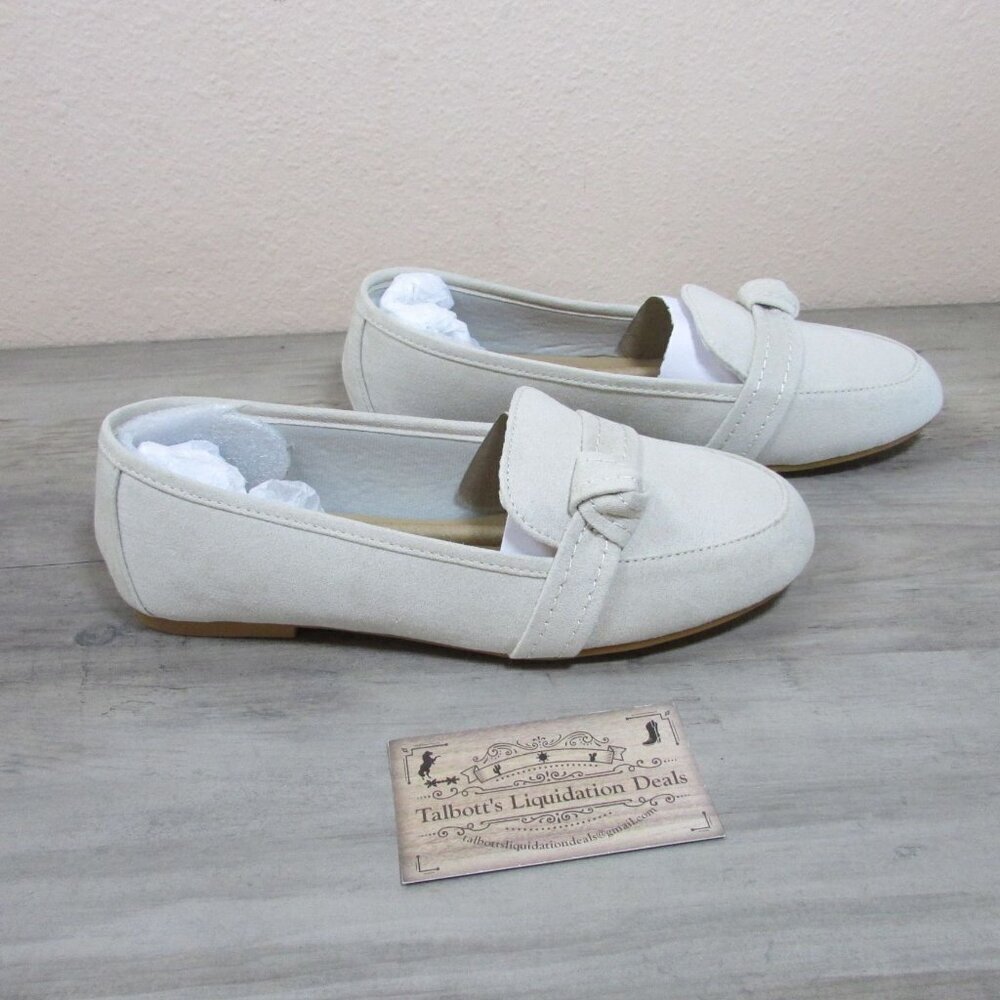 Journee Collection Women's 6 Marci Slip On Flats Loafers Bone